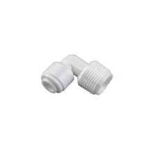 Külsőmenetes "L" könyök bekötő-idom 1/4"x3/8", Quick