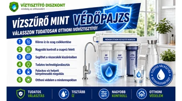 Vízszűrő mint védőpajzs: válasszon tudatosan otthoni ivóvíztisztítót