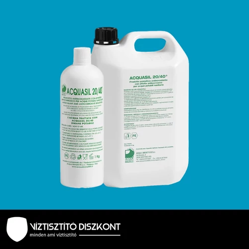 AcquaSIL 20/40®L Korróziógátló vízkőmentesítő MiniDOS-hoz és BravaDOS-hoz. 5 L