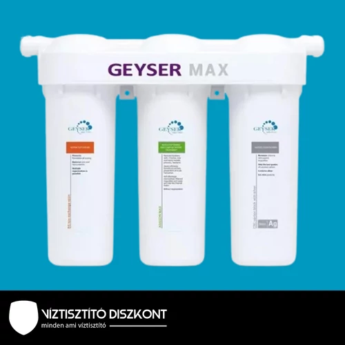 Geyser MAX víztisztító kemény vízhez