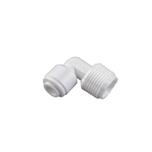Külsőmenetes "L" könyök bekötő-idom 3/8"x3/8", Quick
