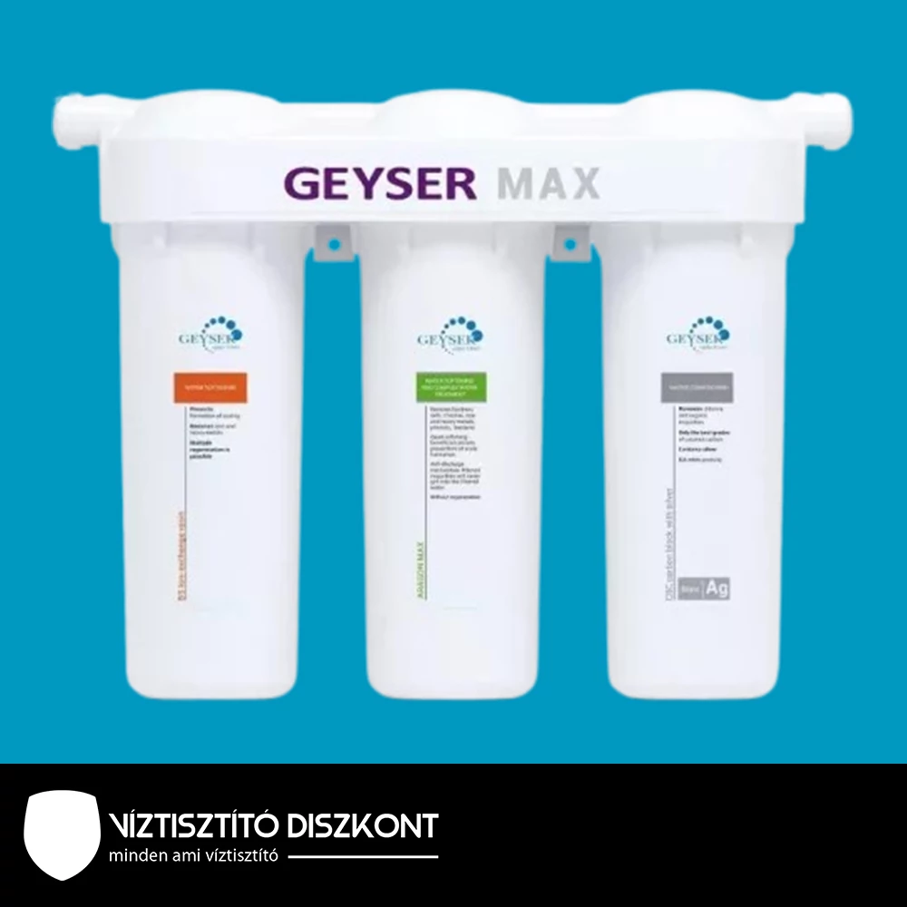 Geyser MAX víztisztító kemény vízhez